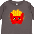 thumbnail image 4 of Inktastic French Fries Funny Food Boys or Girls Long Sleeve Toddler T-Shirt, 4 of 5