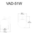 thumbnail image 2 of Vivaldi Wall Sconce, 2 of 3