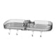 thumbnail image 5 of Escurridor de grifos de baño, organizador de esponjas y jabón para cocina, paños y cepillos Transparente, 5 of 9