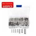 thumbnail image 2 of Eigraketly 600 uds, terminales de prensado de 0,5mm²-6mm², casquillos impermeables, Terminal de Cable prensado, tubos de soldadura, traje de Suministros de soldadura, 2 of 6