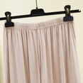 thumbnail image 6 of Feancey Women's Sleep Shorts Soft Comfy Pajama Shorts Wide Leg Loose Fit Lounge Bottoms Elastic Waist Casual Pj Short Pants Beige L, 6 of 8