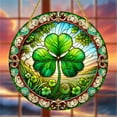 thumbnail image 4 of Cadorn St. Patrick’s Day Lucky Clover Sun Catcher, Irish Festival Decor, Window Hanging Ornament, 4 of 6