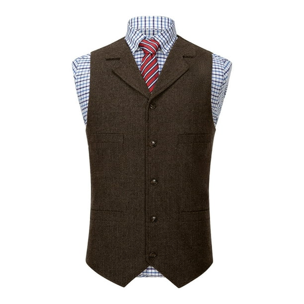 Camiseta sin mangas con cuello vuelto para hombre, de color liso, sin mangas, con múltiples bolsillos, cómoda y transpirable.
