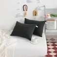 thumbnail image 5 of Ntbay 2 Pack Microfiber Soft Tiny Pillows, Machine Washable Travel Pillows, 11" x 7", Black, 5 of 5