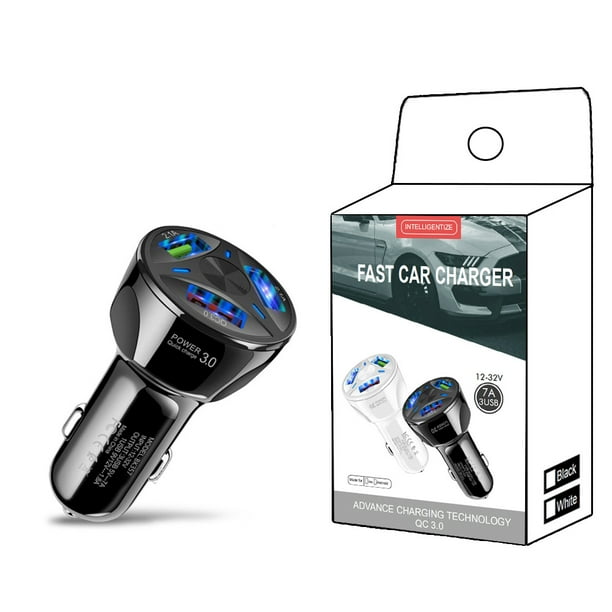 Cargador de coche multi-USB One Drag Five QC3.0, cargador de coche de carga rápida, cargador de coche de carga rápida 6USB
