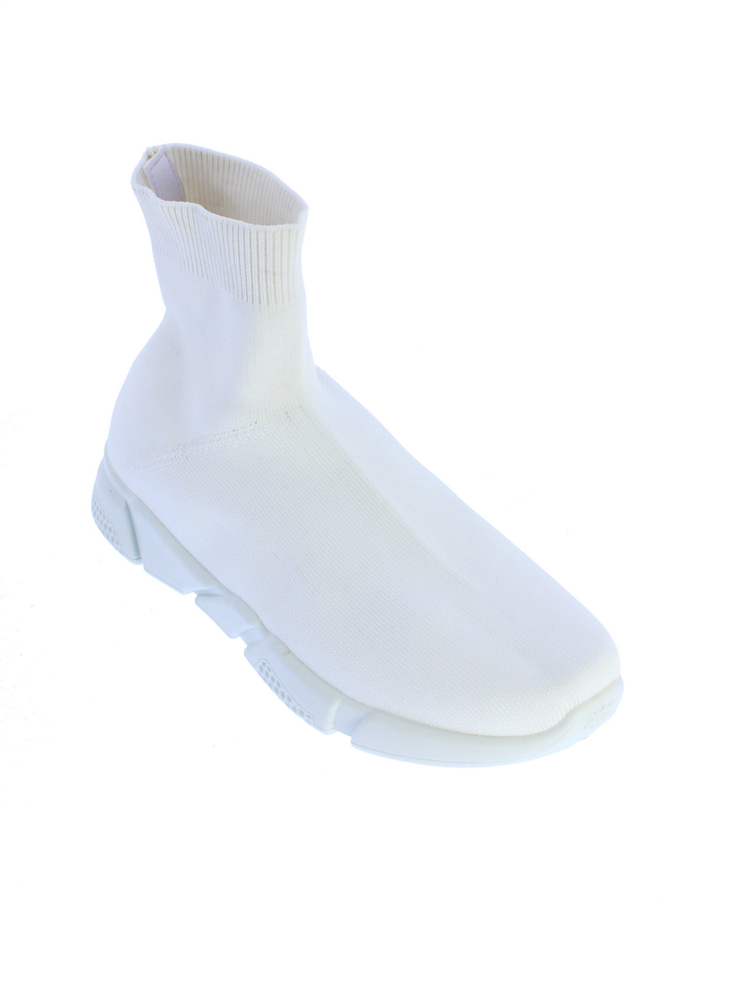 sock sneaker white