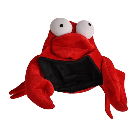 6 Pack Beistle Luau Party Plush Crab Hat