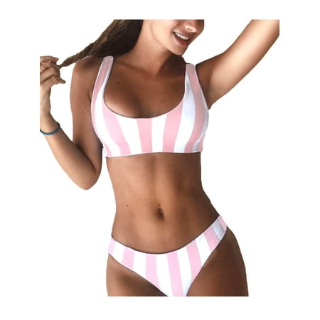 Luiryare Women Bikini Set Bandage Push Up Padded Bra Swimwear Swimsuit Beachwear