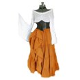 thumbnail image 2 of Vestido irregular de manga larga con cuello redondo y cinturón para mujer Pompotops  hdfakjf9912, 2 of 4