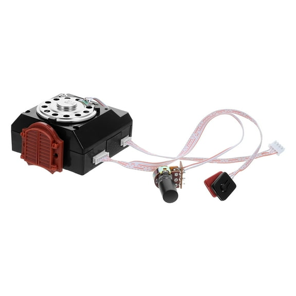 PTOOTP Replacement Movement with Hands Cuckoo Player Black Plastic for Wall Clock 1Set