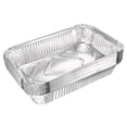 thumbnail image 1 of Bandejas desechables de aluminio Uxcell de 27 oz para llevar, contenedores para barbacoa, horneado y asado, paquete de 12, 1 of 5