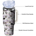 thumbnail image 3 of Cute Corgi Tumbler with Handle and Straw,40 oz Dog Stainless Steel Insulated Cup with Straw,Travel Coffee Mug Water Bottle, Birthday Christmas Mothers Day Gifts for Animal Lovers Women, 3 of 6