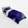 thumbnail image 3 of Ambesonne Space Bedding Set 4 Pcs, Dreamy Night with Stars, Queen, Purple White, 3 of 3