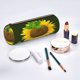 thumbnail image 2 of Disketp Sunflower Estuche Organizador de Lápices de Cuero, Estuche de Oficina con Cremallera para Bolígrafo y Lápiz, 2 of 6
