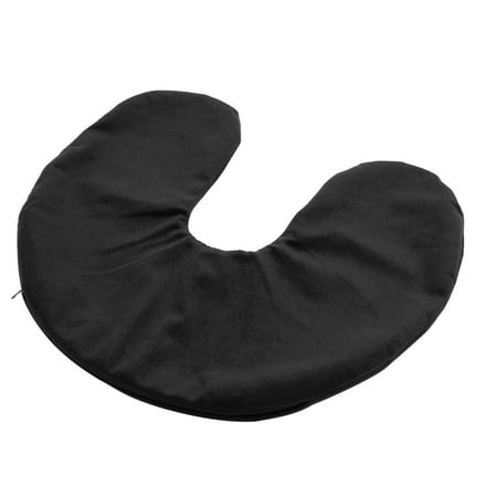 Black Universal Washable Car U Shaped Neck Pillow Cover Case