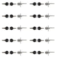 thumbnail image 1 of 10X Zinc Cerradura de la Leva del Armario del Armario del CajÓn del BuzÓn del Gabinete del Escritorio de la Computadora de la AleaciÓn con Las Llaves, Plata, 1 of 8