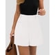 thumbnail image 5 of SHORTS PRETTYGARDEN 2025 Mujer Tiro Alto Pierna Ancha Blanco Talle S, 5 of 5