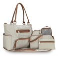 thumbnail image 1 of Juego de bolsas para pañales TeqHome, 8 unidades, con cambiador y bolsa para botellas, color caqui, 1 of 7