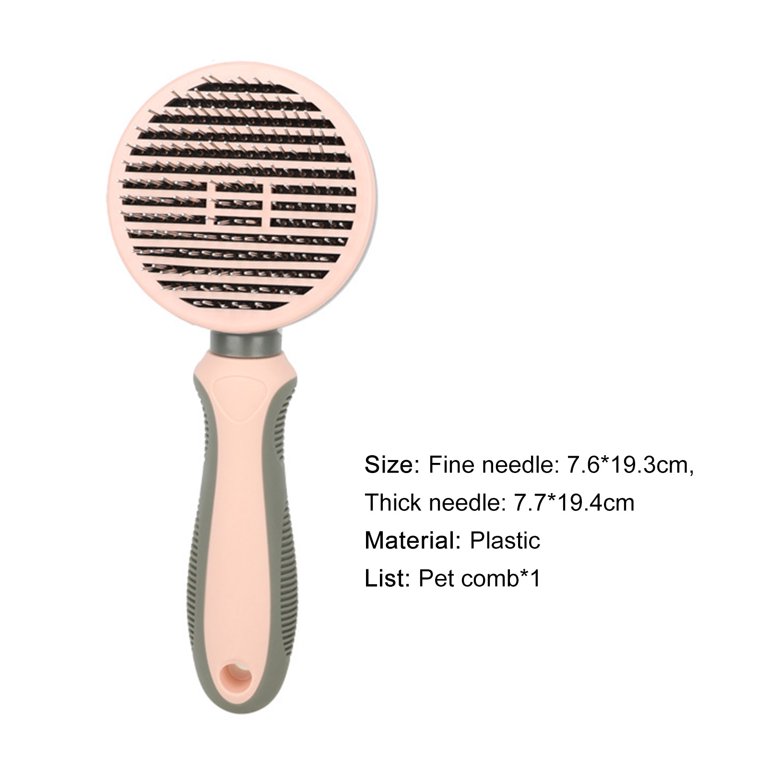 Dog Grooming Brush Self Cleaning Slicker Comb Brushes for Dogs