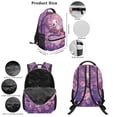 thumbnail image 3 of HUIACONG Pink Axolotl School Backpack and Lunch Box Set, 17 Inch Cute Kids School Bag, Whimsical Sweet Design for Little Girls, 3 of 7