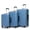 LIGHT BLUE, variant on Luggage Sets Hardside 3 Piece, Hardshell Suitcase with Lightweight Durable Spinner Wheels,Black