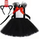 thumbnail image 3 of Disfraz de gato con sombrero de Dr. Seuss con tutú para niña, disfraz de Halloween, carnaval, fiesta, ropa elegante, vestidos de tul de gato negro para niña, 3 of 5