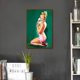 thumbnail image 4 of Persona hoja de metal dibujo metal pintura estaño pared hogar cartel dormitorio signo Tmvgtek Para estrenar, 4 of 9