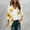 Womens Yellow Kimono Cardigan Beach Cover Up _ G, variant on Fashion Olyvenn Women Summer Kimono Cardigan 3/4 Sleeve Floral Print Loose Open Front Lightweight Outwear Beach Cover Up Blouse Tops Yellow 6