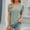 Green, variant on Short Sleeve Womens Tops White Crochet V-Neck Puff Sleeve Solid T-Shirts Womens T Shirts