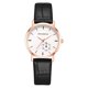 thumbnail image 1 of Pequeño reloj de cuarzo con esfera blanca para un tiempo libre elegante y elegante en oro rosa, 1 of 3