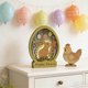 thumbnail image 2 of Easter Bunny Ornament Handcrafted Glowing Wooden Easter Decorations, 2 of 6
