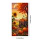 thumbnail image 3 of Cortina de Acción de Gracias | Diseño de Calabaza y Girasol | Tela de Poliéster de 90 X 180 Cm | Decoración Duradera para El Marco de La Puerta | Uso En Interiores y Exteriores | Tela Festiva para Co, 3 of 6