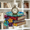 thumbnail image 4 of Acrylic Jigsaw Puzzle Suncatcher-Galactic Colorful Birds, Stained Glass Window Hanging, Home Decor Creative Mom Gifts, Birthday Gifts for Women,Wife, Sisters, Aunt, Besties 7.4in, 4 of 5