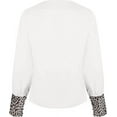 thumbnail image 2 of Women's Elegant Leopard Print V-Neck Top Chic Comfortable, 2 of 5
