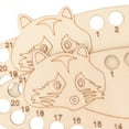 thumbnail image 3 of FRCOLOR  2 Pcs Silk Thread Holder Wooden Embroidery Floss Organizer Stand Winding Board, 3 of 8