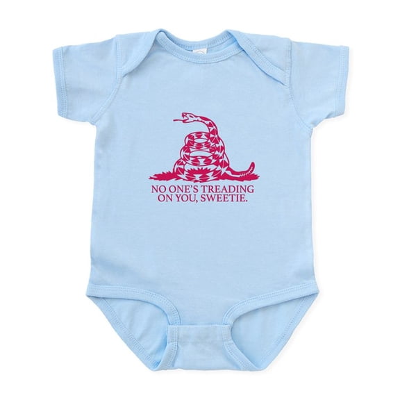 CafePress - Nobody's Treading On You Sweetie Body Suit - Baby Light Bodysuit, Size Newborn - 24 Months