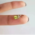 thumbnail image 4 of 1Ct Lab Created Peridot Emerald Cut Leady Beauty Solitaire Pendant 14K Yellow Gold Plated, 4 of 5
