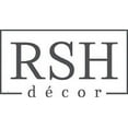 thumbnail image 4 of RSH Decor: 4 Square Throw Pillows | 20" x 20" | All-Weather Spun Fabric | Black & White Stripe + Artistic Floral, 4 of 5