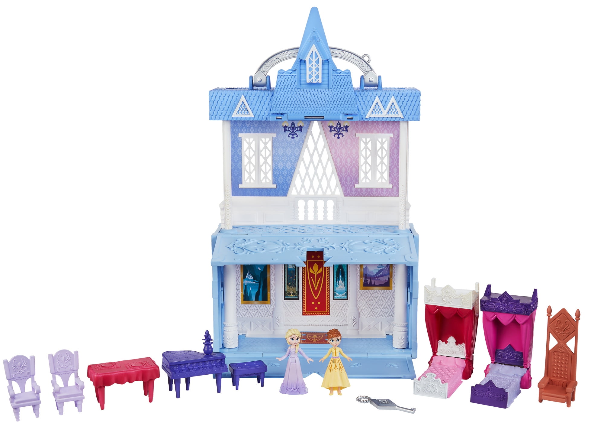 frozen 2 fold and go castle walmart