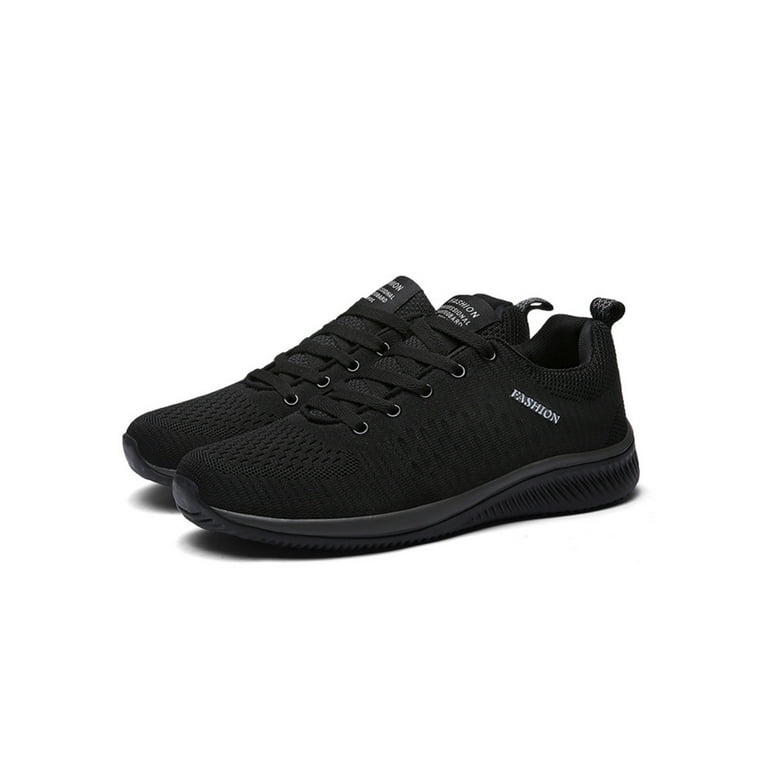 Leidingen artillerie Raar Ymiytan Mens Non-Slip Athletic Shoes Running Comfortable Round Toe Walking  Shoe Jogging Sneakers Black 11 - Walmart.com