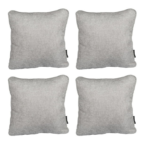 Cojin Decorativo Cuadrado Grande Set de 4 Manhattan Gris