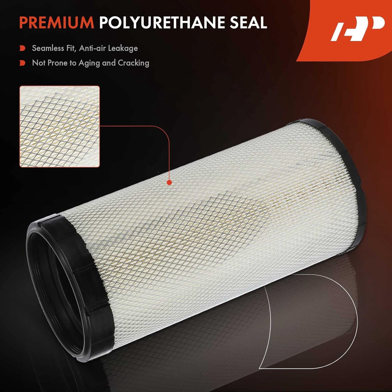 A-Premium Front Engine Air Filter Compatible with Chevrolet C4500 Kodiak, C5500 Kodiak & GMC C4500 Topkic, C5500 Topkick, 2003-2009, 6.6L 8.1L, Replace# 88937527