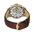 thumbnail image 3 of Fossil Townsman Leather Strap Brown Skeleton Dial Automatic ME3259 Men's Watch, 3 of 3