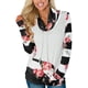 thumbnail image 1 of Sudadera de mujer con cuello desbocado floral a rayas y bolsillos Zhivalor WMZY-685-11, 1 of 7