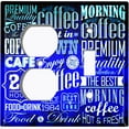 thumbnail image 5 of Metal Light Switch Plate Cover Cafe Diner Coffee Sign Blue COF034, 5 of 13