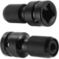 thumbnail image 1 of 2 Pack 1/2" Square to 1/4" Hex Socket Adapter, Quick Release Impact Ratchet Chuck Converter and Screwdriver Bit Holder Socket, 1 of 5