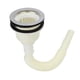 thumbnail image 3 of Colador de drenaje de fregadero de champú tapón de drenaje de champú profesional de acero inoxidable seguro colector de pelo ABS PVC de goma para peluquería, 3 of 8