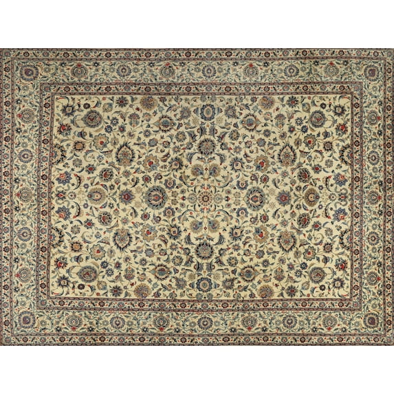 Ahgly Company Indoor Rectangle Traditional Coffee Brown Persian Area Rugs, 7' x 10'