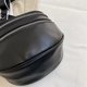 thumbnail image 1 of Bolsa Riñonera multibolsillos Casual PU cuero pecho suave para fiesta (negro), 1 of 9