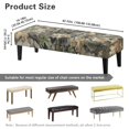 thumbnail image 7 of Whosucclay Forest Camo Hunting Print Dining Bench Cover Removable Bench Slipcover for Living Room, Bedroom, Kitchen Wear Resistant Bench Seat Protector Cover Soft Bench Protectors, 7 of 7